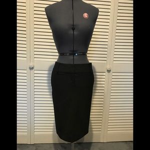 Pinstripe pencil skirt from Express